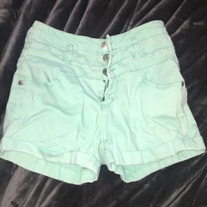 High waisted shorts